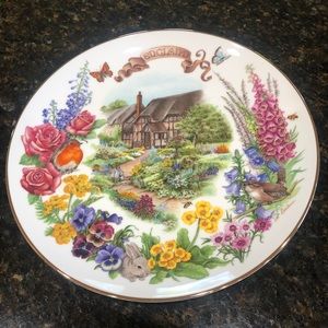 Collectible China Plate ‘English Country Garden’